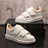 Casual Shoes Italian Brand Designer Men White Street Style Breathable Cow Leather Shoe Young Teenage Platform Sneakers Chaussure