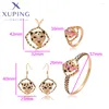 Necklace Earrings Set Xuping Jewelry Fashion Charm Animal Gold Color Hoop Earring Bangle For Women Wedding Party Gift 14SET2311243