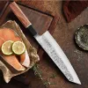 Bıçaklar Dövme Şef Santoku Bıçaklar Seti 14 PC Bonging Peeling Somon Bıçağı Cleaver Balık Fileto Suşi Dilim Barbekü