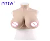 IVITA Original Artificial Silicone Breast Form Realistic Fake Boobs For Crossdresser Transgender Drag Queen Shemale Cosplay H220511379620