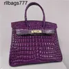 Leather Bk Handbag Mary Genuine Designer Women's Bag Fashion Top Layer Cowhide High Gloss Arch Pearl Crocodile Pattern