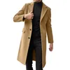 Mannen Plus Size Winterjas Revers Kraag Lg Mouw Gewatteerde Leren Jas Vintage Dikker Jas Lichtgewicht Regenjas voor Mannen m6WC #