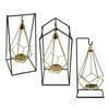 Bougeoirs chandelier photophore suspendu ornement géométrique décoratif nordique créatif pour bureau chambre mariages