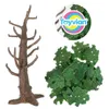 Dekorativa blommor Fake Tree Ornament Cypress Model tredimensionella miniträd för hantverk Modeller Landskap Barnbarn Toys