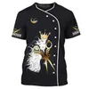 Summer Mens T-shirt roliga kläder Barber Grafik 3D T-shirt Pullover Kort ärm Hår Salong Cool Work Clothes Top 240313