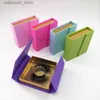 Valse wimpers Groothandel wimperdoosverpakking op maat gemaakte roze USD magnetische vierkante wimperdoos met transparant dienblad24327