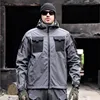 Winter Taktische Jacken Männer Military Soft Shell Wasserdicht Winddicht Mit Kapuze Jacken Outdoor Functial Multi-taschen Uniformen 58i8 #