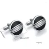 Bow Ties CuffLinks for Men Professional Wedding Business Shirt 커프 링크 블랙 톤