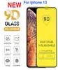 Protecteur d'écran de téléphone en verre trempé, colle à couverture complète 9D, pour iPhone 13 12 11 Mini X Xs Xr Pro Max 7 8 6 6s Plus SE Sams6600287
