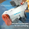 Gun Toys New Water Gun Electric Full Continuous Shooting Toy Summer Beach Swimming Pool Water Toy Gun Hela Automatic Chilrens Water Absorbering Toy240327