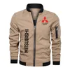 2022 Nouvelle veste de bombardier pour hommes Logo de voiture Mitsubishi imprimé Veste tactique pour hommes Fi Casual Veste pour hommes en vrac M-7XL b5gM #