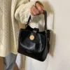 Дизайнерские роскошные модные сумки через плечоФранцузский нишевый дизайн, универсальная сумка-ведро, модная женская сумка через плечо на одно плечо в западном стиле