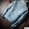 Inverno homens denim jaqueta na moda quente lã forro casaco homens mais grosso outwear jean jaquetas homens cowboy roupas casuais plus size 5xl 6xl i5nl #