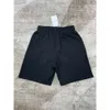 24SS Casablanca Men's Shorts New Trendy Casual Letter Mönster Män och kvinnors broderade dragskor Svart Shorts Casablanc