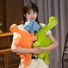 Desenhos animados coloridos dinossauro brinquedo de pelúcia bonito animais de pelúcia triceratops plushies kawaii macio crianças brinquedos para meninos meninas decoração de casa 240313