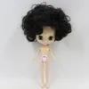 Icy DBS Blyth Doll Mini Black Curly Hair 10cm höjd BJD 240311