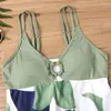 Kvinnors badkläder Summer Design Printing Bathing Suvswomen Swimsuit Beachwear Två stycken Set Tankini Kvinnlig Sexig mode Monokini