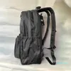 ナイロンデザイナーバックパックバッグファッションブランド刺繍バックパックブラックバックパック大規模旅行バッグ