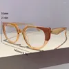 サングラスフレームKammpt特大の女性眼鏡2024シンプルなマルチカラーアイウェアトレンディラグジュアリーデザイン非処方スペクタキ