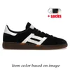 Designer all'ingrosso Casual Pallamano Scarpe Spezial Vegan Bianco Nero Gum Wales Bonner Pony Leopard Nylon Marrone Rosa Verde Donna Uomo Scarpe da ginnastica piatte Sneakers sportive