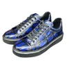 Casual Shoes 2024 Arrival Fashion Crocodile Skin Causal Men Male Genuine Leather Sneakers Pdd416