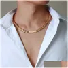 Hanger Kettingen Elegante Titanium Magnetische Therapie Ketting Voor Mannen Pijnbestrijding Nek Artritis Migraine Hoofdpijn Shoders Echtgenoot Gif Otcrf