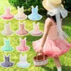 Girls Tutu Robes d'été bébé jupes pour enfants princesse enfants pour tout-petit girl danse peformance robe bébé robe de bal jupe moelleuse v5ja #