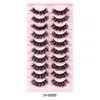 Fluffy Soft Mink Lashes Curly Crisscross Multilayer Grosso Cílios Postiços Naturalmente Soft Light Full Strip Lashes Extensões Beauty Supply DHL