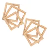 FRAMENTOS 6PCS Mini PO Frame Crafts Simulation Picture House Decoration