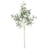 Decorative Flowers Imitation Plant Eco-friendly Olive Bouquet Arrangement Artificial Exquisite Cloth Simulation Leaves Office Decor