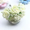 Fleurs décoratives 3cm Imitation de bouquet de rose en soie artificielle pour Garland Corsage Box Scrapbooking Mariage Craft