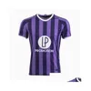 Maglie da calcio 23 24 Toouse Terzo Donnum Dallinga Casa Lontano Maillot De Foot 2023 2024 Uomo Nero Bianco Kit Maglie da calcio Uniformi Ci Otqvz