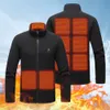 9 zones veste chauffante hommes vestes chauffantes électriques manteau chauffant hommes femmes vêtements hiver veste chauffante Cott pour la randonnée M9Oe #