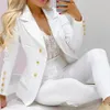 Womens Autumn Clothes Two Piece Set Female Coats and Pants Fashion Versatile Casual Long Sleeve Jacket Trousers Suit 240327