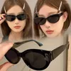 Sunglasses Retro Y2k Small Oval Women Cat Eye Fashion Colorful Mirror Goggles Men Punk Sports Sun Glasses Eyewear