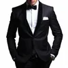 fi garnitur 2024 Slim Fit Suits Najnowszy płaszcz Pant Design Wedding Party Blazer Groom Tuxedos Costume Homme Jacket+Pants 95lt#