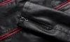 Benelli Car Logo moto PU veste en cuir Patchwork Biker vestes Casual Zipper manteau mâle moto veste Outwear manteau j8ch #