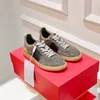 Toppkvalitet mode plattskor för kvinnor män casual sneakers riktiga läder sportskor extraordinära designer tränare utomhus plattform sneaker med låda