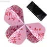 Darts Pink Flower Soft Tip Professional Bag Darts Safety Sport Bäst med Darts Gift Leather Game inomhus Systemisk rörelse 24327