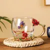 Wine Glasses Glass Tea Cup Fancy Cups Gifts For Women Mugs Sets