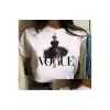 T-shirt Femme Plus Taille S-3XL Designer Femmes Mode Lettre blanche imprimée Tops à manches courtes Lâche Cause Vêtements 26 couleurs Drop D DHRJV