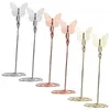 Frames 6 Pcs Butterfly Note Holder Menu Cards Business Table Holders Picture Place Wedding Number