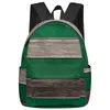 Sac à dos vintage de ferme de bois de bois forêt forêt femme verte homme sac à dos école imperméable pour les élèves garçons filles sacs d'ordinateur portable mochilas