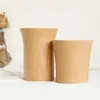 Tazze Piattini Tazze da ufficio Isolamento termico Tazza da caffè Tazza in legno Bicchieri Tè al latte Bere 200-300ML