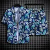 Camisa de manga corta de verano para hombre Conjuntos de playa Estilo de la isla hawaiana Retro Guapo Camisa delgada casual Camisa hawaiana p2l0 #