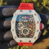 Hiphop roestvrijstalen wijzerinstelling Iced Out VVS Moissanite diamanten horloge