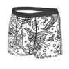 Unterhose American Traditional Tattoo Flash Print Variant Man's Boxer Briefs Skeleton Skull Bone Atmungsaktive Unterwäsche Qualitätsshorts