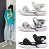 Сандалии Comemore Fashion Korean Open Toe Casual Beach Shoes Platform Sandal Sports Женская квартира 2024 года для женщин лето