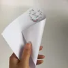 Dekoracja imprezy spersonalizowana vintage ślubna konfetti papier Paper Pearly White 15 cm 25 ct