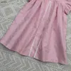 Classics Designer Kids Clothes Girls Dresses Gol Hollow Lace Lace Design Design Baby Skirt Child Tage 110-150 CM Princess Abito 24 Mar